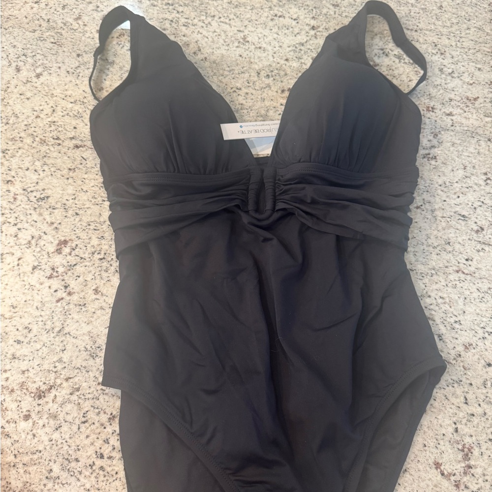Bleu Rod Beattie Black One-Piece Swimsuit